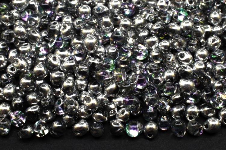 Бисер MIYUKI Drops 3,4мм #4574 Crystal/Vitrail Light, прозрачный, 10 грамм Бисер MIYUKI Drops 3,4мм #4574 Crystal/Vitrail Light, прозрачный, 10 грамм