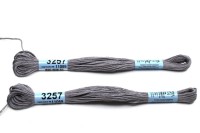 Мулине Gamma, цвет 3257 серый, хлопок, 8м, 1шт