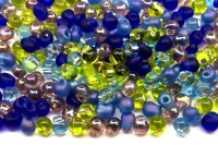 Бисер MIYUKI Drops 3,4мм MIX14 драгоценные камни, микс Gemtones, 10 грамм