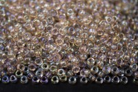 Бисер японский TOHO круглый 8/0 #1814 ясень, радужный прозрачный, 10 грамм
