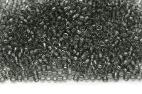 Бисер японский TOHO Treasure цилиндрический 11/0 #0009B серый, прозрачный, 5 грамм