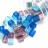 Бисер японский Miyuki Cube кубический 4мм #MIX11 Карибское море, микс Caribbean Blue, 10 грамм - Бисер японский Miyuki Cube кубический 4мм #MIX11 Карибское море, микс Caribbean Blue, 10 грамм
