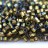 Бисер японский TOHO Cube кубический 1,5мм #0271 золото/черный бриллиант, окрашенный изнутри, 5 грамм - Бисер японский TOHO Cube кубический 1,5мм #0271 золото/черный бриллиант, окрашенный изнутри, 5 грамм