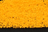 Бисер японский MIYUKI Delica цилиндр 11/0 DB-1582 канарейка, матовый непрозрачный, 5 грамм