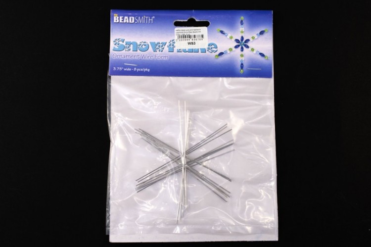 Набор форм для изготовления снежинок Snowflake Beadsmith 9,5см, WS3, 8 шт Набор форм для изготовления снежинок Snowflake Beadsmith 9,5см, WS3, 8 шт