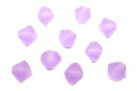 Бусины биконусы хрустальные 6мм, цвет VIOLET MATT, 747-026, 10шт