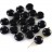 Бусины Candy beads 8мм, два отверстия 0,9мм, цвет 23980 черный непрозрачный, 705-008, около 10г (около 21шт) - Бусины Candy beads 8мм, два отверстия 0,9мм, цвет 23980 черный непрозрачный, 705-008, около 10г (около 21шт)