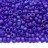 Бисер японский TOHO круглый 8/0 #0087F темный сапфир, матовый радужный прозрачный, 10 грамм - Бисер японский TOHO круглый 8/0 #0087F темный сапфир, матовый радужный прозрачный, 10 грамм