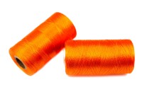 Нитки Doli для кистей и вышивки, цвет 0673 оранжевый, 100% вискоза, 500м, 1шт