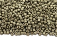 Бисер японский MIYUKI Delica цилиндр 11/0 DB-1170 алоэ, гальванизированный матовый, 5 грамм