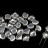 Бусины GINKO 7,5х7,5мм, отверстие 0,8мм, цвет 00030/27002 прозрачный/серебро, 710-013, 10г (около 40шт) - Бусины GINKO 7,5х7,5мм, отверстие 0,8мм, цвет 00030/27002 прозрачный/серебро, 710-013, 10г (около 40шт)