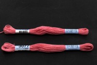 Мулине Gamma, цвет 3077 розовый, хлопок, 8м, 1шт
