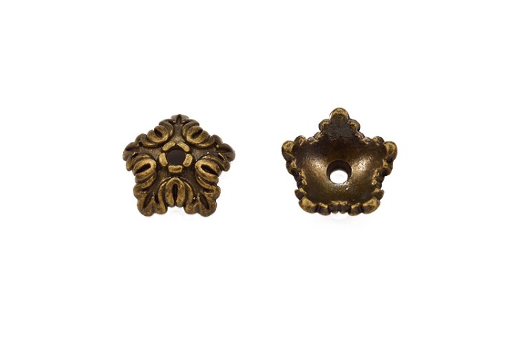 Обниматель для бусины 10х10х3мм, внутренний диаметр 6мм, отверстие 1,5мм, цвет античная бронза, сплав металлов, 02-107, 10шт Обниматель для бусины 10х10х3мм, внутренний диаметр 6мм, отверстие 1,5мм, цвет античная бронза, сплав металлов, 02-107, 10шт