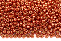 Бисер японский MIYUKI круглый 11/0 #4208 ягодный, Duracoat гальванизированный, 10 грамм