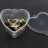 Контейнер для мелочей Сердце 5,3х5,5х3см, пластиковый, 1005-112, 1шт - Контейнер для мелочей Сердце 5,3х5,5х3см, пластиковый, 1005-112, 1шт