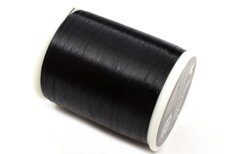 Нить для бисера Miyuki Beading Thread, длина 500 м, цвет 12 черный, нейлон, 1030-251, 1шт Нить для бисера Miyuki Beading Thread, длина 500 м, цвет 12 черный, нейлон, 1030-251, 1шт
