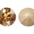 Кристалл Swarovski #1201 круглый 27мм, цвет #001 прозрачный, золотистая тень (GSHA), 1201-GSHA, 1шт - Кристалл Swarovski #1201 круглый 27мм, цвет #001 прозрачный, золотистая тень (GSHA), 1201-GSHA, 1шт