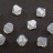 Бусины биконусы хрустальные 5мм, цвет WHITE OPAL, 750-020, 10шт - Бусины биконусы хрустальные 5мм, цвет WHITE OPAL, 750-020, 10шт