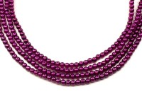 Жемчуг Preciosa, цвет 70096 фуксия, 3мм, 10шт