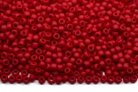Бисер японский TOHO круглый 11/0 #0045F красный перец, матовый непрозрачный, 10 грамм