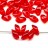 Бисер японский MIYUKI Long Magatama #0140 красный, прозрачный, 10 грамм - Бисер японский MIYUKI Long Magatama #0140 красный, прозрачный, 10 грамм