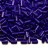 Бисер японский Miyuki Bugle стеклярус 3мм #0414 кобальт, непрозрачный, 10 грамм - Бисер японский Miyuki Bugle стеклярус 3мм #0414 кобальт, непрозрачный, 10 грамм