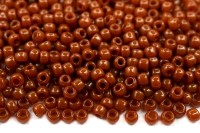Бисер японский TOHO круглый 11/0 #0046L терракотовый, непрозрачный, 10 грамм