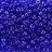 Бисер чешский PRECIOSA круглый 5/0 66300 синий прозрачный блестящий, квадратное отверстие, 50г - Бисер чешский PRECIOSA круглый 5/0 66300 синий прозрачный блестящий, квадратное отверстие, 50г