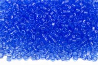 Бисер японский MIYUKI Delica цилиндр 11/0 DB-1110 лазурный, прозрачный, 5 грамм