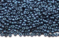 Бисер чешский PRECIOSA круглый 10/0 94105М матовый синий хамелеон металлик, 1 сорт, 50г