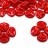 Бусины Rose Petal beads 8мм, отверстие 0,5мм, цвет 93200 красный непрозрачный, 734-006, около 10г (около 50шт) - Бусины Rose Petal beads 8мм, отверстие 0,5мм, цвет 93200 красный непрозрачный, 734-006, около 10г (около 50шт)