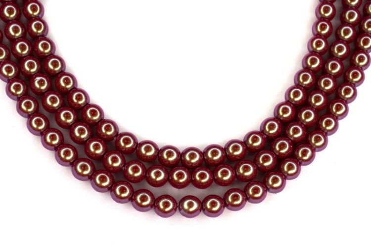 Жемчуг Preciosa, цвет 30005 бордовый радужный, 4мм, 10шт Жемчуг Preciosa, цвет 30005 бордовый радужный, 4мм, 10шт