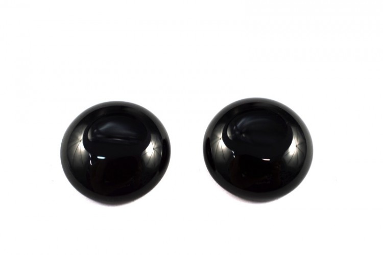 Кабошон круглый 14мм, Черный камень, цвет черный, 2022-002, 1шт Кабошон круглый 14мм, Черный камень, цвет черный, 2022-002, 1шт