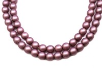 Жемчуг Preciosa, цвет 70528 матовый сиреневый, 6мм, 10шт