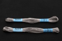 Мулине Gamma, цвет 3255 светло-серый, хлопок, 8м, 1шт