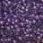 Бисер японский TOHO круглый 8/0 #0265 хрусталь/фиолетовый металлик радужный, окрашенный изнутри, 10 грамм - Бисер японский TOHO круглый 8/0 #0265 хрусталь/фиолетовый металлик радужный, окрашенный изнутри, 10 грамм