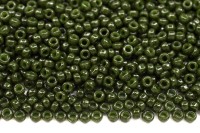 Бисер японский MIYUKI круглый 15/0 #1488 зеленый лес, непрозрачный, 10 грамм