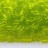 Бисер японский TOHO Bugle стеклярус 3мм #0004 зеленый лайм, прозрачный, 5 грамм - Бисер японский TOHO Bugle стеклярус 3мм #0004 зеленый лайм, прозрачный, 5 грамм