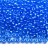 Бисер чешский PRECIOSA круглый 10/0 08336 голубой, жемчужная линия внутри, 5 грамм - Бисер чешский PRECIOSA круглый 10/0 08336 голубой, жемчужная линия внутри, 5 грамм