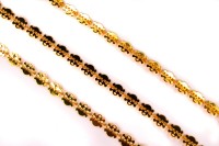 Цепочка для бижутерии Череп, звено 11х7х0,6мм, цвет золото, латунь, 27-120, 50см