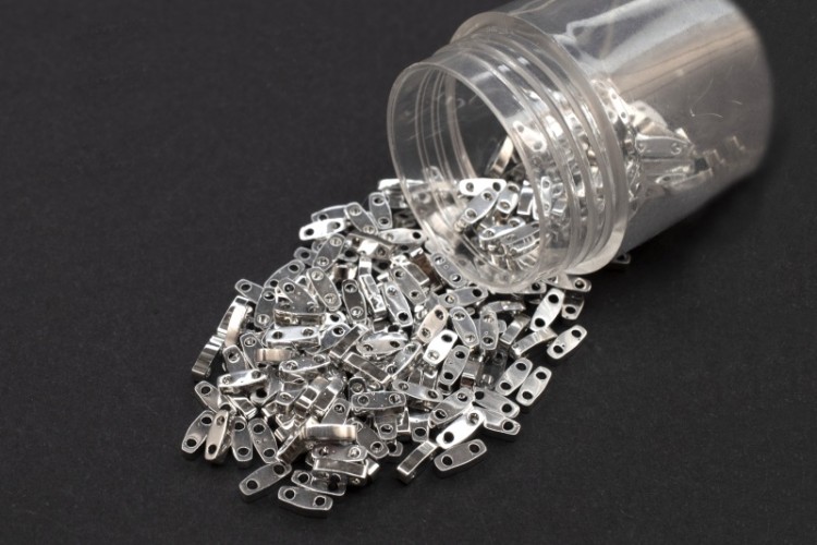 Бисер японский MIYUKI Quarter TILA #55006 Crystal/Labrador Full, непрозрачный, 5 грамм Бисер японский MIYUKI Quarter TILA #55006 Crystal/Labrador Full, непрозрачный, 5 грамм