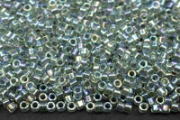 Бисер японский MIYUKI Delica цилиндр 11/0 DB-0084 радужный светлая морская пена, окрашенный изнутри, 5 грамм