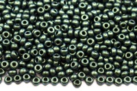 Бисер чешский PRECIOSA круглый 10/0 94104М матовый зеленый хамелеон металлик, 1 сорт, 50г