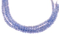 Бусины граненые Firepolish 2мм, отверстие 0,6мм, цвет 30050 сапфир, 712-019, 1 нить (около 50шт)