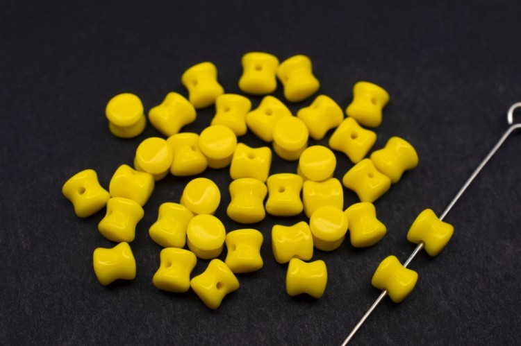 Бусины Pellet beads 6х4мм, отверстие 0,5мм, цвет 83120 желтый непрозрачный, 732-022, 10г (около 60шт) Бусины Pellet beads 6х4мм, отверстие 0,5мм, цвет 83120 желтый непрозрачный, 732-022, 10г (около 60шт)