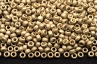 Бисер японский TOHO круглый 8/0 #0558F алюминий, матовый гальванизированный, 10 грамм