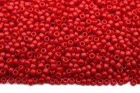 Бисер японский TOHO круглый 15/0 #0045F красный перец, матовый непрозрачный, 10 грамм