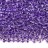 Бисер чешский PRECIOSA круглый 10/0 38928 прозрачный, фиолетовая перламутровая линия внутри, 1 сорт, 50г - Бисер чешский PRECIOSA круглый 10/0 38928 прозрачный, фиолетовая перламутровая линия внутри, 1 сорт, 50г