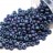 Бисер японский MIYUKI круглый 8/0 #2030 стальной синий, металлизированный матовый, 10 грамм - Бисер японский MIYUKI круглый 8/0 #2030 стальной синий, металлизированный матовый, 10 грамм