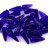 Бусины Villa beads 6х13мм, отверстие 0,8мм, цвет 30090 синий прозрачный, 700-021,около 10г (около 23 шт) - Бусины Villa beads 6х13мм, отверстие 0,8мм, цвет 30090 синий прозрачный, 700-021,около 10г (около 23 шт)